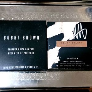 Bobbi Brown Shimmer Brick Compact & Fenty Beauty Sun Stalk'r Bronzer